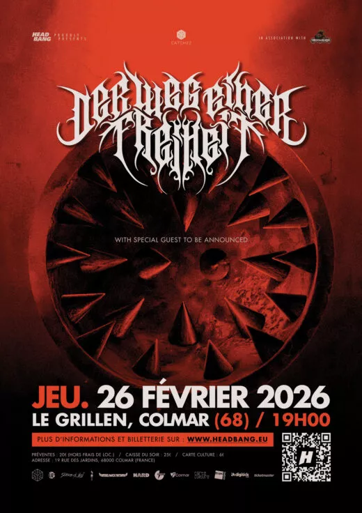 Affiche concert Der Weg Einer Freiheit 26 février à Colmar